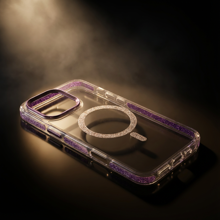 Pochette transparent femme