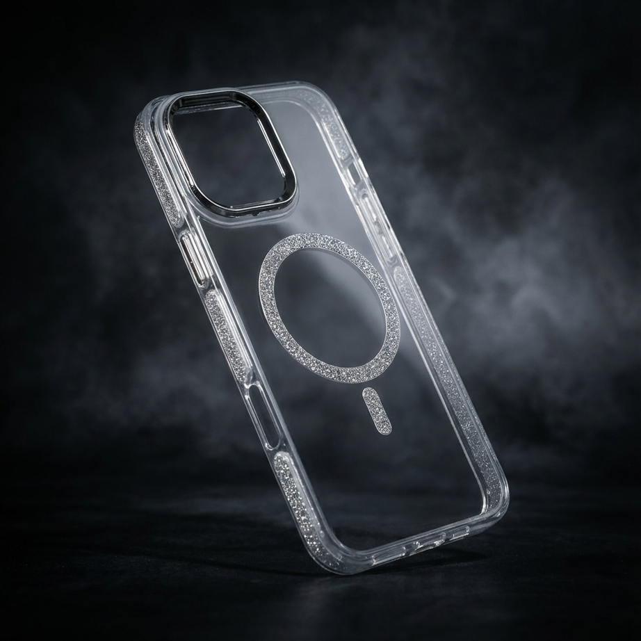 Pochette transparent femme